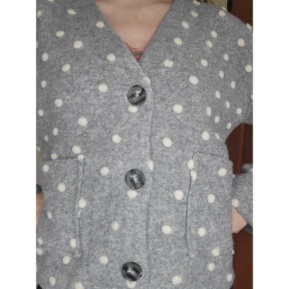 Madewell NWT Boxy Bobble Cardigan Texture and Thread XS w/ pockets LAST SALE - Picture 9 of 13